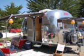 1969 Airstream Caravel Trailer With Beautiful Lantern Lights and Side Awning